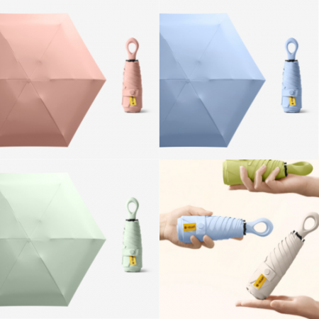 초경량 미니우산 고리우산 5단우산 양우산 암막우산 #2