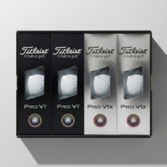 타이틀리스트 PRO V1 + V1x 12구 VIP 골프공 선물세트 (고급케이스 · 띠지포장)