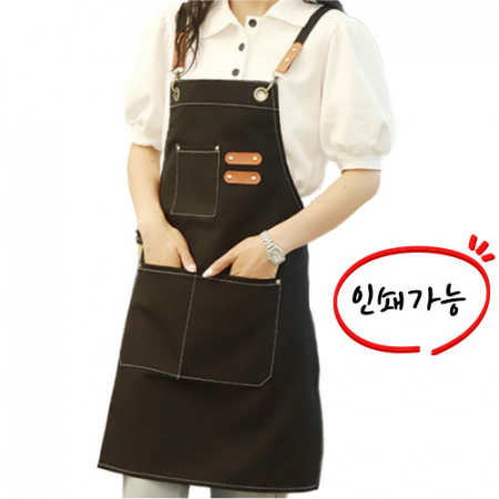 캔버스앞치마 앞치마 작업앞치마 주방앞치마 미용앞치마 캔버스소재앞치마 #2