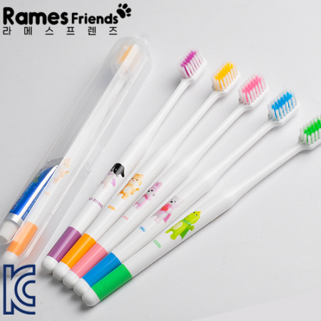 라메스프렌즈 칫솔 페리오치약(5g) 링케이스세트 #2