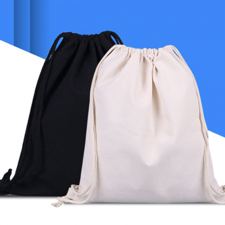 B036 플레인 캔버스백 면가방 면배낭 복주머니 배낭 인쇄 주문제작 답례품 가방 #2