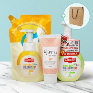 랩신 컬러체인징 핸드워시 용기+리필 + 과일나라 핸드에센스