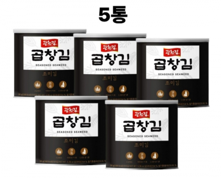 곱창 캔김 4p 광천김 세트 설선물 추석 #2