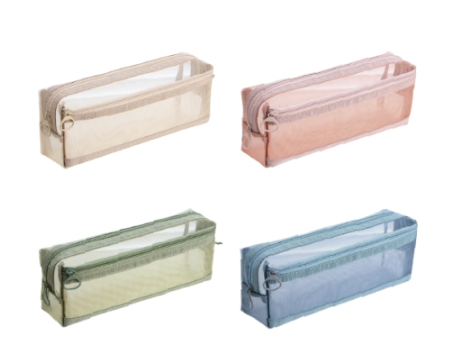 새학기 메쉬 사각 필통 다용도 파우치 #2