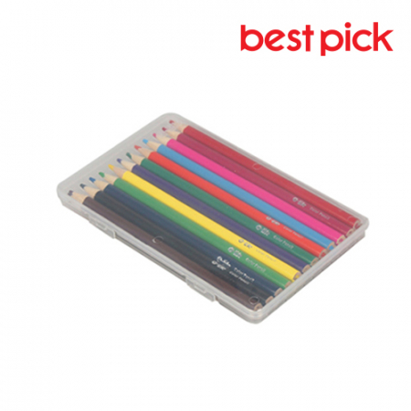 베스트픽 나무색연필 칼라 12종 문구세트 B형 #2