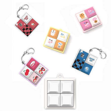 행사 기념 키캡 굿즈 주문제작 단체 판촉물 키링 열쇠고리 키홀더 #2