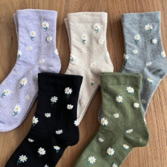여성 데이지 무압박양말