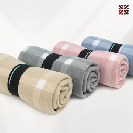 그리드체크 심플밴드담요 #2