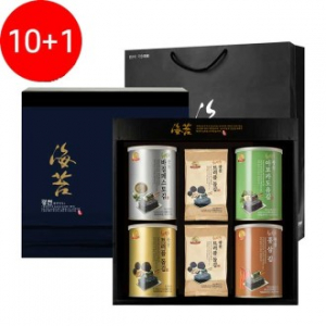 10+1 해달음 명품 광천김 4캔 선물세트(캔김 4종 / 도시락김 2종)