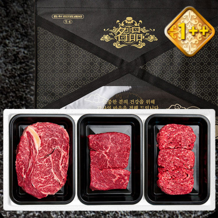 [10+1]횡성한우 1++등급 혼합선물세트[1++등국불3](900g) #2