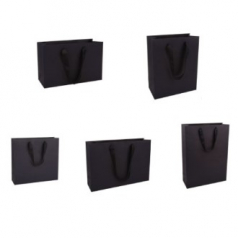 아베오 종이쇼핑백 최고급시리즈 블랙 9-2