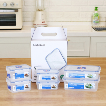락앤락 클래식 밀폐용기 4호 세트 6P HPL816S6 #3
