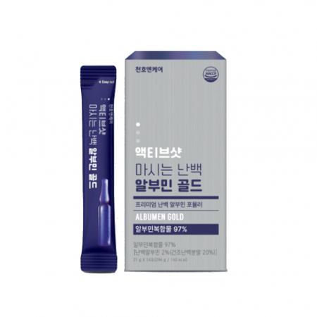 천호엔케어 마시는 난백 알부민 골드21g*14포 #2