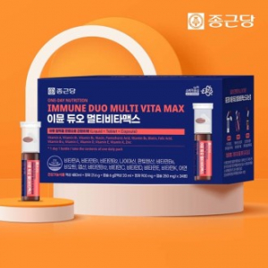 5+1 종근당 이뮨 듀오 멀티비타맥스 24개입(액상480ml+정제21.6g+캡슐6g)