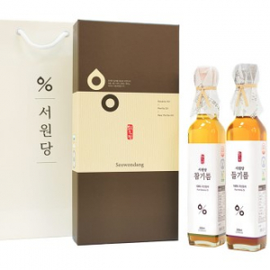 [10+1] 서원당 참기름 들기름 선물세트 4호(참기름 250ml + 들기름 250ml)