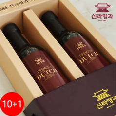 10+1 신라명과 프리미엄 더치커피 원액 선물세트(375ml x 2병)