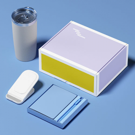 루티네 선물세트 아이언베이직텀블러+노트볼펜+무선충전기 #3