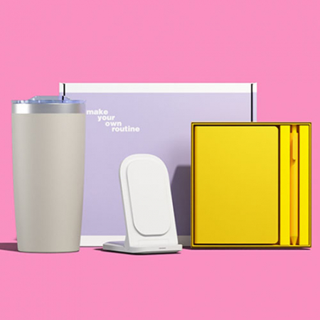 루티네 선물세트 아이언베이직텀블러+노트볼펜+무선충전기 #2