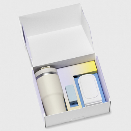 루티네 선물세트 밀크티텀블러+칫솔살균기+무선충전기+노트볼펜 #4