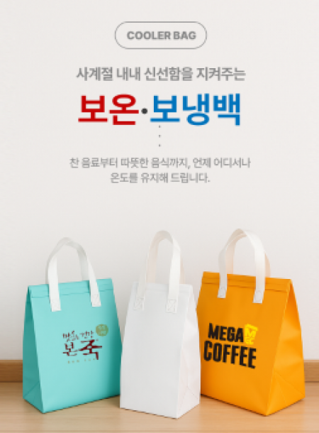 부직포 보온보냉백 중형 210X270X110mm #2