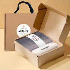 송월타올 호텔수건 항균 180G 40수+머쉬룸 5단 암막 양우산 선물 세트