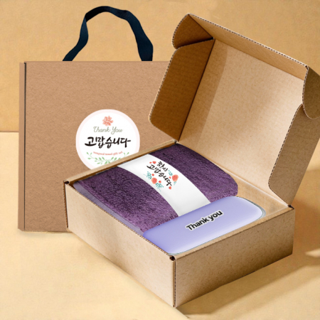 송월타올 호텔수건 뱀부 180G+포켓 5단 암막 양우산 선물 세트 #2