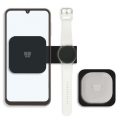 나비 핸드폰고속무선충전기 갤럭시스마트폰 버즈 워치충전독 갤럭시 워치용