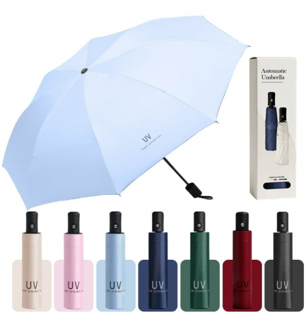 접이식 3단 자동우산 양우산 우산 양산 자외선차단 UV차단 암막 #2