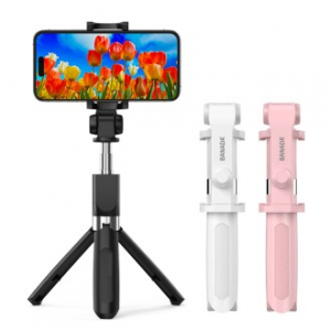 [바나다] 튤립 블루투스 삼각대 셀카봉
