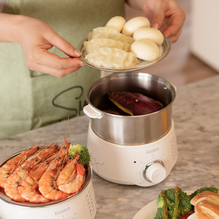 디큐브 에고고 계란찜기 2단 #7