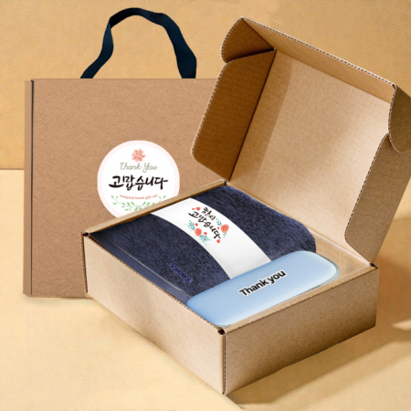 송월타올 호텔수건 170G 30수+포켓 5단 암막 양우산 선물 세트 #2