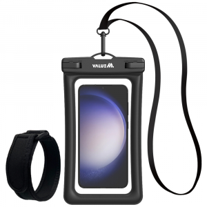 [밸류엠] IPX8 스마트폰 암밴드 방수팩