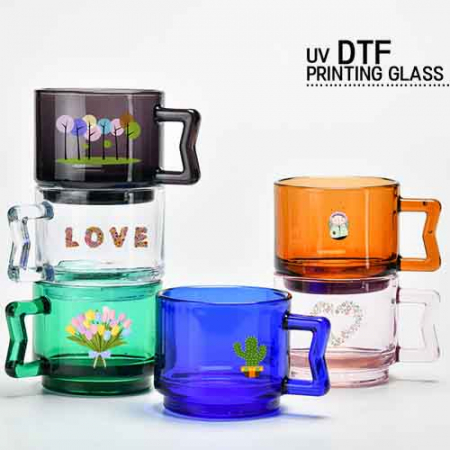 드망즈 UV DTF필름인쇄 밀크글라스 포인세티 #2