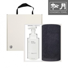 송월 항균150g 생활공작소500ml세트(세면타월1p+핸드워시1p)