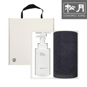 송월 항균150g 생활공작소500ml세트(세면타월1p+핸드워시1p)