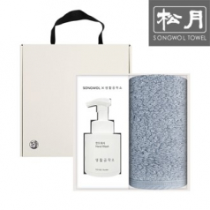 송월 항균180g 생활공작소250ml세트(세면타월1p+핸드워시1p)