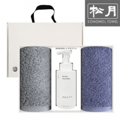 송월 테일러 생활공작소500ml세트(세면타월2p+핸드워시1p)