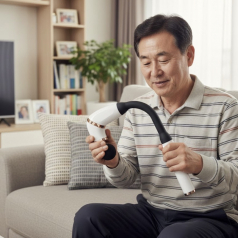 효도손 두드림 마사지기 마사지건