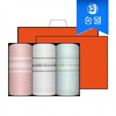 송월타월 AB인디 3매 선물세트+쇼핑백 답례품