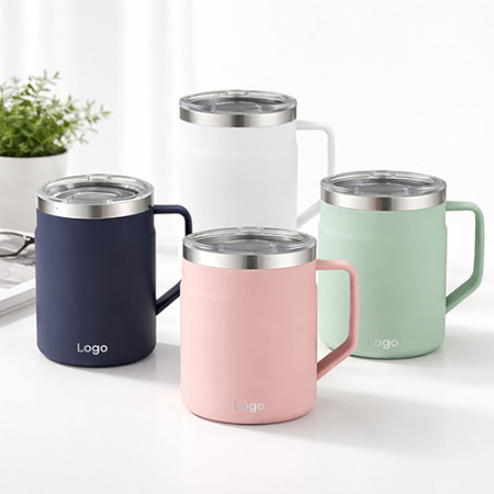 웰세스 이중 스텐 머그컵 550ml [W5502] 1P 보온 보냉 컬러 캠핑 등산 사무실 판촉 각인 컬러 머그 #2