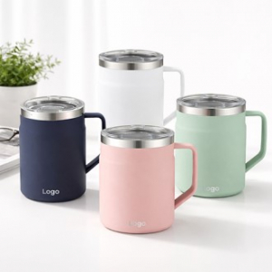 웰세스 이중 스텐 머그컵 550ml [W5502] 1P 보온 보냉 컬러 캠핑 등산 사무실 판촉 각인 컬러 머그