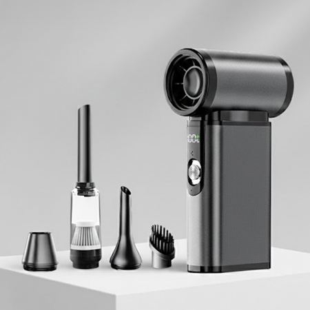 뉴에이커 차량용 청소기 에어건 휴대용 자동차 미니 진공청소기 F119 #3