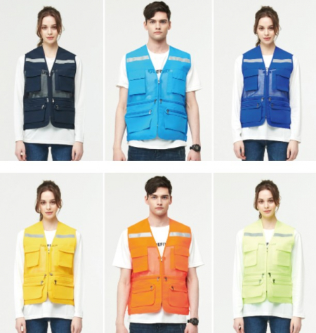 여름 안전 작업복 망사조끼 #2