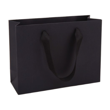 아베오 종이쇼핑백 최고급시리즈 블랙7호 가로형 215x75x160 #3