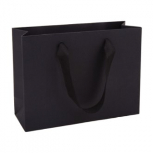 아베오 종이쇼핑백 최고급시리즈 블랙7호 가로형 215x75x160