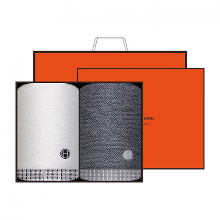 송월타월 호텔컬렉션 톤 2매 선물세트(오렌지상하+쇼핑백) 답례품 #2