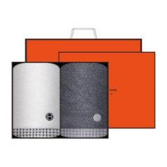 송월타월 호텔컬렉션 톤 2매 선물세트(오렌지상하+쇼핑백) 답례품