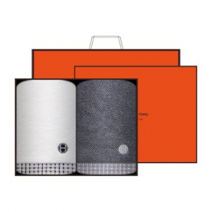 송월타월 호텔컬렉션 톤 2매 선물세트(오렌지상하+쇼핑백) 답례품