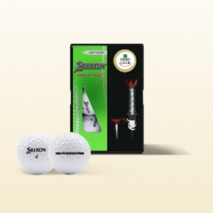 던롭 스릭슨 소프트필 3구 볼마커자석티 세트 골프공