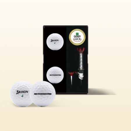 던롭 스릭슨 소프트필 2구 볼마커자석티 세트 골프공 #3
